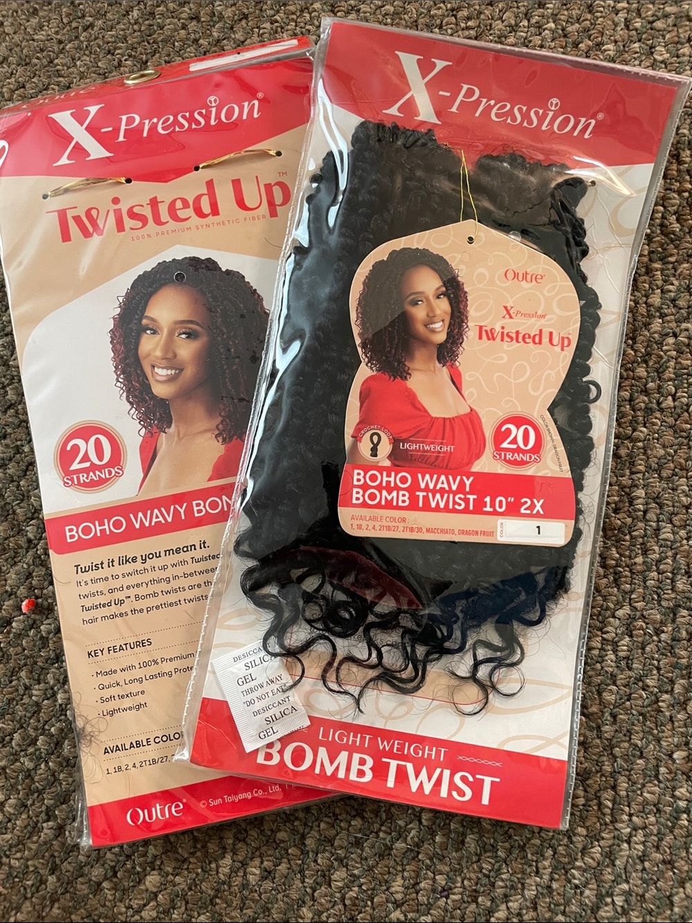 Twisted Up Boho Wavy Bomb Twist - Black